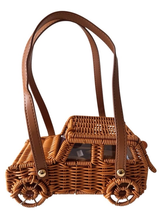 Tommy Bahama Handbags - RARE! Tommy Bahama Viral Wicker Jeep Truck Car Handbag Novelty Summer Bag NWT
